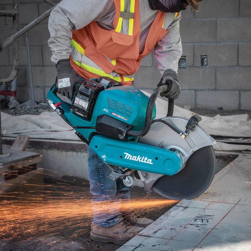 Makita 80V max (40V max X2) XGT Cortadora de energía inalámbrica sin escobillas de 14 pulgadas Kit (8.0Ah) - GEC01PL