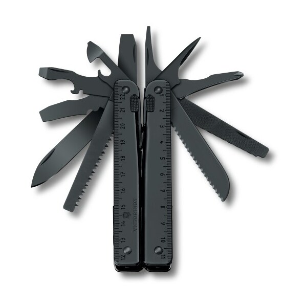 Swiss Army Brands 2024 Victorinox 3.0323.3Cnus2 Swisstool Black With Nylon Pouch Black 115Mm - VIC-3.0323.3CN-X1