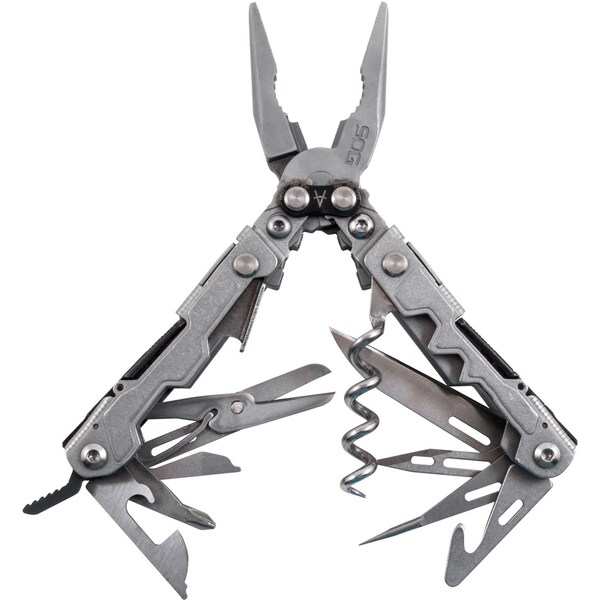 Gsm 2024 Sog Powerlitre Bead Blast, Multi Tools, Blister - SOG-PL1001-CP