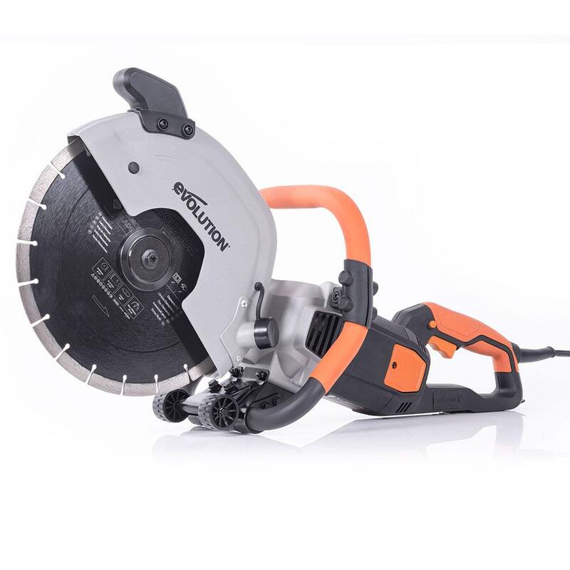 Herramienta eléctrica Evolution Power Tools de 12 pulgadas. Sierra de corte de concreto con disco de diamante de 12 pulgadas - R300DCT