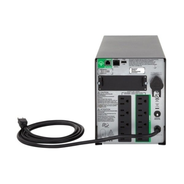 Apc Smart UPS, 1000VA, Line Interactive, Out: 120V AC In: 120V AC - SMT1000C