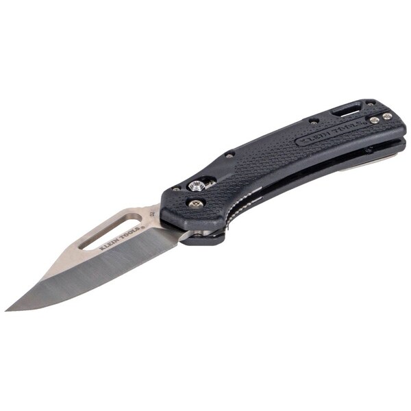 Klein Tools KTO Resurgence Knife, Clip Point Blade, Black Handle - OGK002BKT
