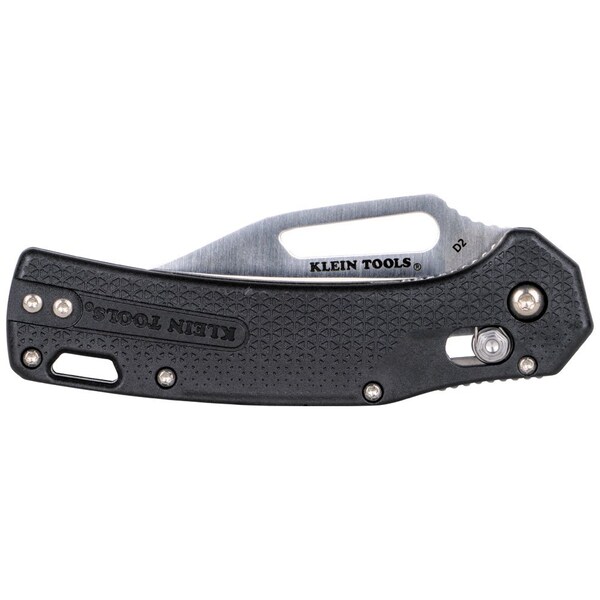 Klein Tools KTO Resurgence Knife, Clip Point Blade, Black Handle - OGK002BKT