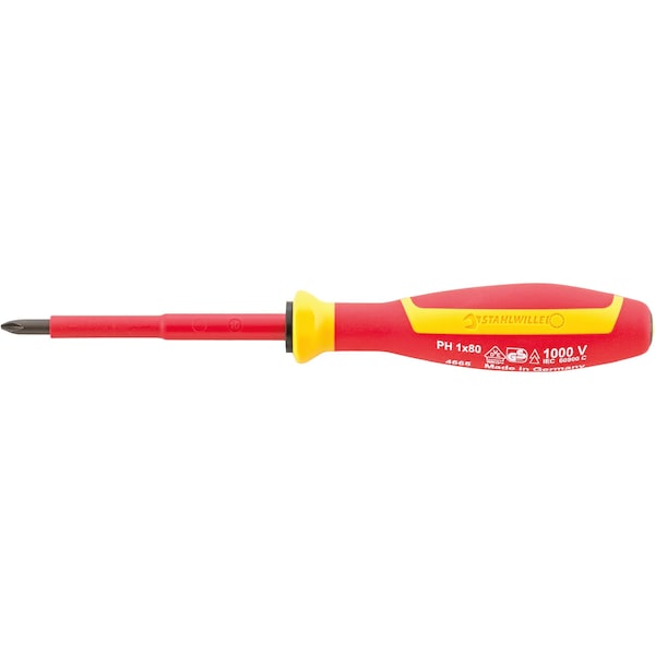Stahlwille Tools VDE cross-head screwdriver DRALL+ PH Size3 blade length 150 mm - 46653003