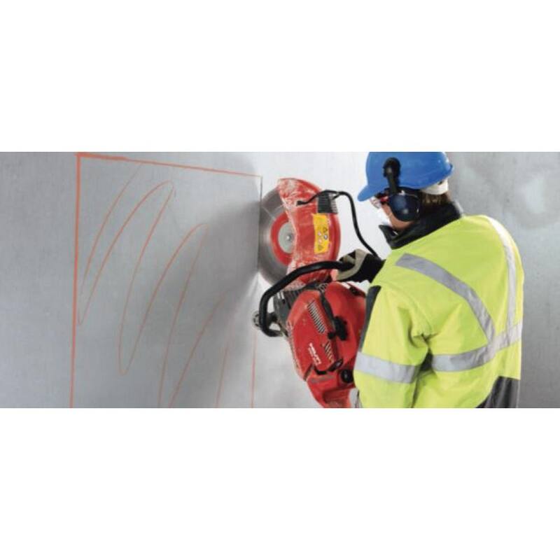 Hilti DSH 900X 90CC 16 pulgadas Sierra de gas de mano con bomba de agua integrada autocebante DSH-P y cuchilla de diamante Equidist SPX - 3563754