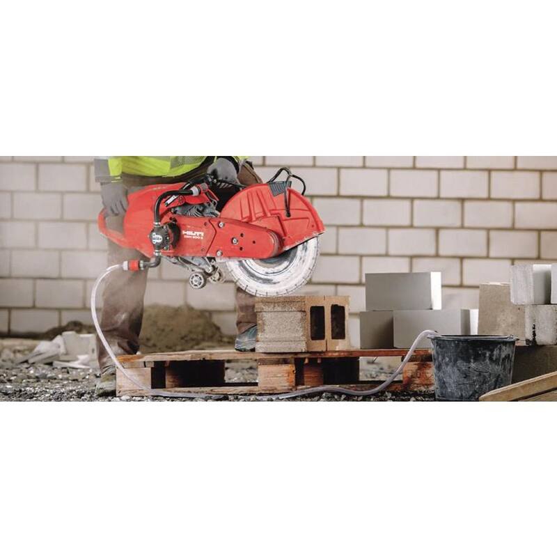 Hilti DSH 900X 90CC 16 pulgadas Sierra de gas de mano con bomba de agua integrada autocebante DSH-P y cuchilla de diamante Equidist SPX - 3563754