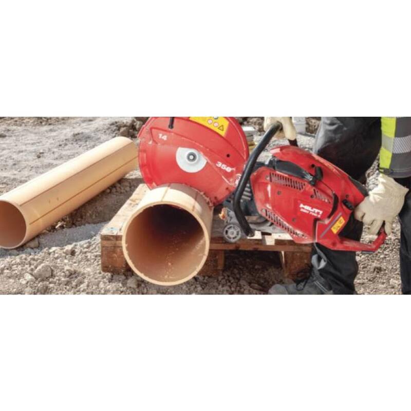 Herramienta de corte de concreto portátil Hilti DSH 700X de 14 pulgadas con motor de 70 cc y disco de corte de metal SPX - 3612913