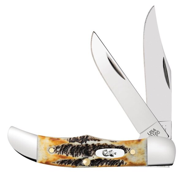 Case Cutlery 2023 Case Case 6.5 Bonestag Pocket Hunter 6.52165 Ss - CAS-65321