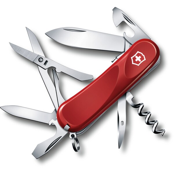 Swiss Army Brands 2024 Victorinox 2.3903.Seus1 Evolution S14, Red, Blister - VIC-2.3903.SE-X1