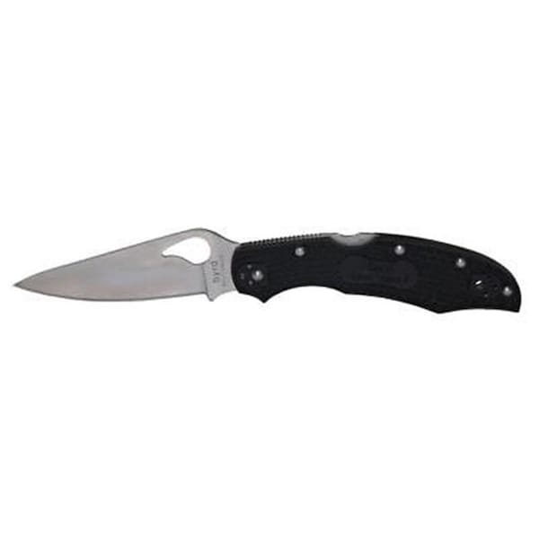 Spyderco Spyderco SPY-BY03PSBL2 Byrd Cara 2 FRN Partially Serrated Knives - Blue - SPY-BY03PSBL2