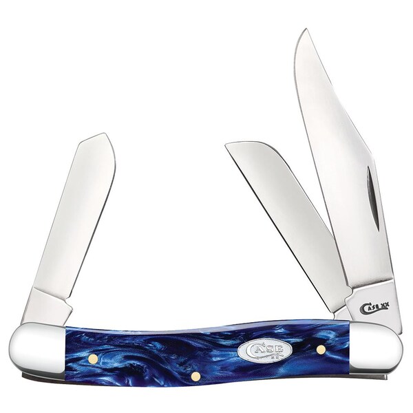 Case Cutlery 2023 Case Blue Pearl Kirinite Stockman 10347 Ss - CAS-23435