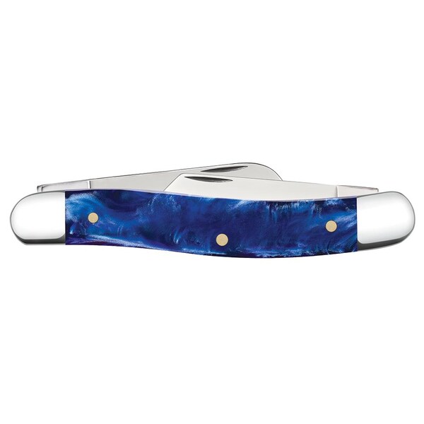 Case Cutlery 2023 Case Blue Pearl Kirinite Stockman 10347 Ss - CAS-23435