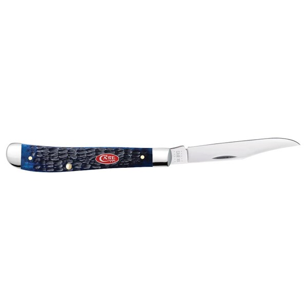Case Cutlery 2023 Temporary Cancel Case Navy Blue Bone Rogers Jig Slimline Trapper 61048 Ss - CAS-07323