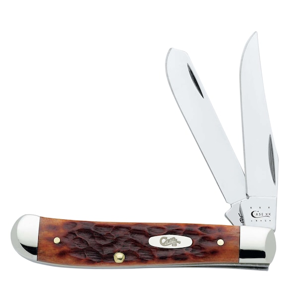 Case Cutlery 2023 Case Chestnut Bone Cv Standard Jig Mini Trapper 6207 Cv - CAS-07012