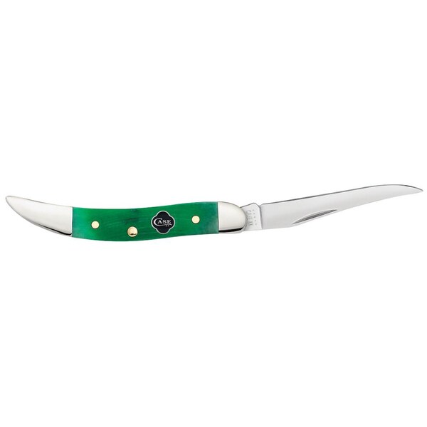 Case Cutlery 2023 Case Clover Bone Sawcut Jig Small Texas Toothpick 610096 Ss - CAS-23216