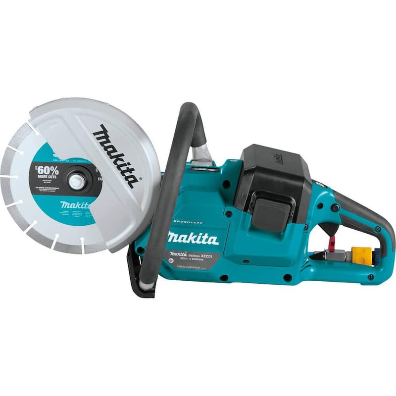 Makita 18V X2 LXT Ion de Litio (36V) Inalámbrica sin Escobillas de 9 pulgadas Cortadora de Poder (Herramienta Solamente) - XEC01Z