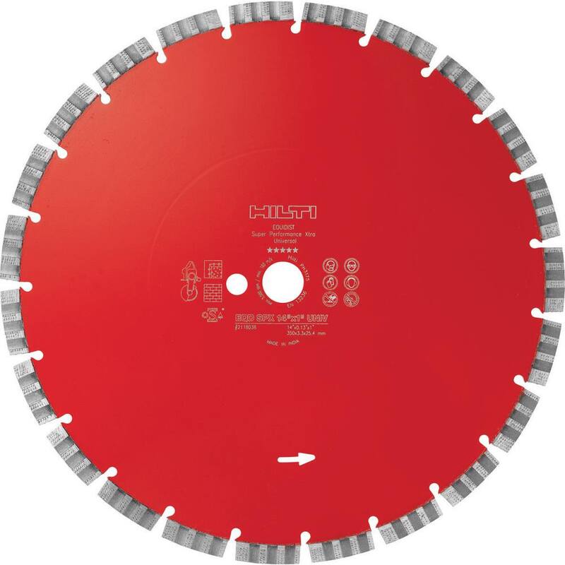 Hilti 16 pulgadas DSH 900X Sierra de gasolina para concreto de mano con hoja de diamante Equidist SPX - 3539189