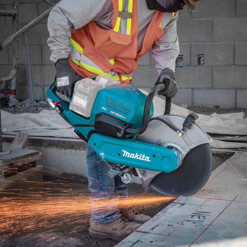 Makita 80V max XGT (80V max) Cortadora de energía inalámbrica sin escobillas de 14 pulgadas, AFT (Herramienta solamente) - GEC01Z