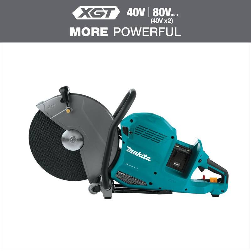 Makita 80V max XGT (80V max) Cortadora de energía inalámbrica sin escobillas de 14 pulgadas, AFT (Herramienta solamente) - GEC01Z