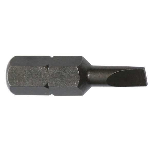 Apex Tool Group Torsion Bit, SAE, 1/4", Hex, 5F-6R, 1", PK5 - 445-20X-5PK