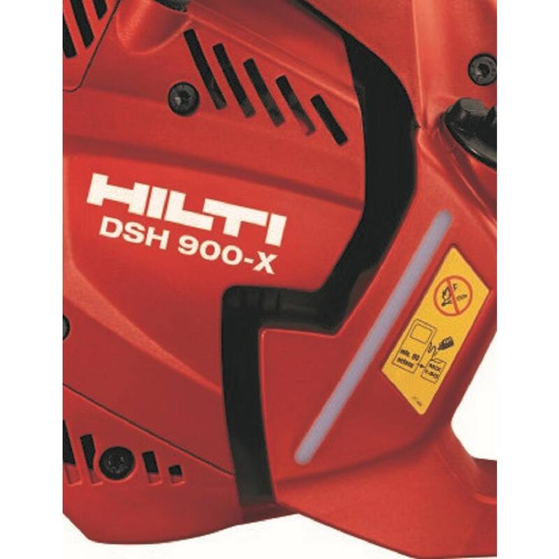 Hilti DSH 900X 16 pulgadas Sierra de concreto a gas portátil con 2x hojas de corte de diamante - 3539190