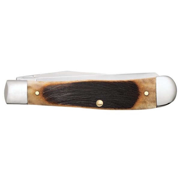 Case Cutlery 2023 Case Dark Molasses Bone Sawcut Jig Trapper 6254 Ss - CAS-83140