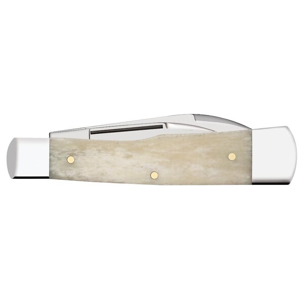 Case Cutlery 2023 Case Star Spangled Series Embellished Smooth Natural Bone Gunstock 62130 Ss - CAS-64140