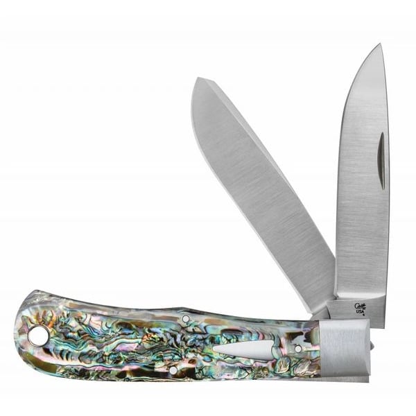 Case Cutlery 2023 Case Case Bose 2019 Collab Abalone Smooth Bullnose Trapper Tb822019 154Cm - CAS-10365
