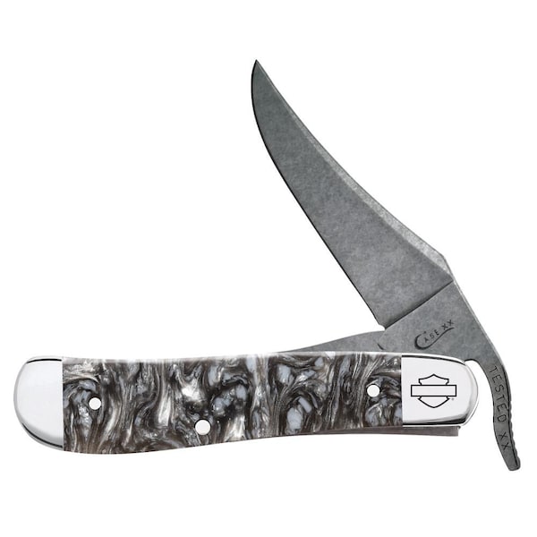Case Cutlery 2023 Case Russlock 101953L Cv Black Smoke Kirinite - CAS-52210