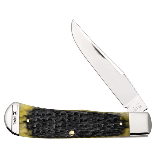 Case Cutlery 2023 Case Olive Green Bone Russell Jig Backpocket Tb61546 Ss - CAS-13281