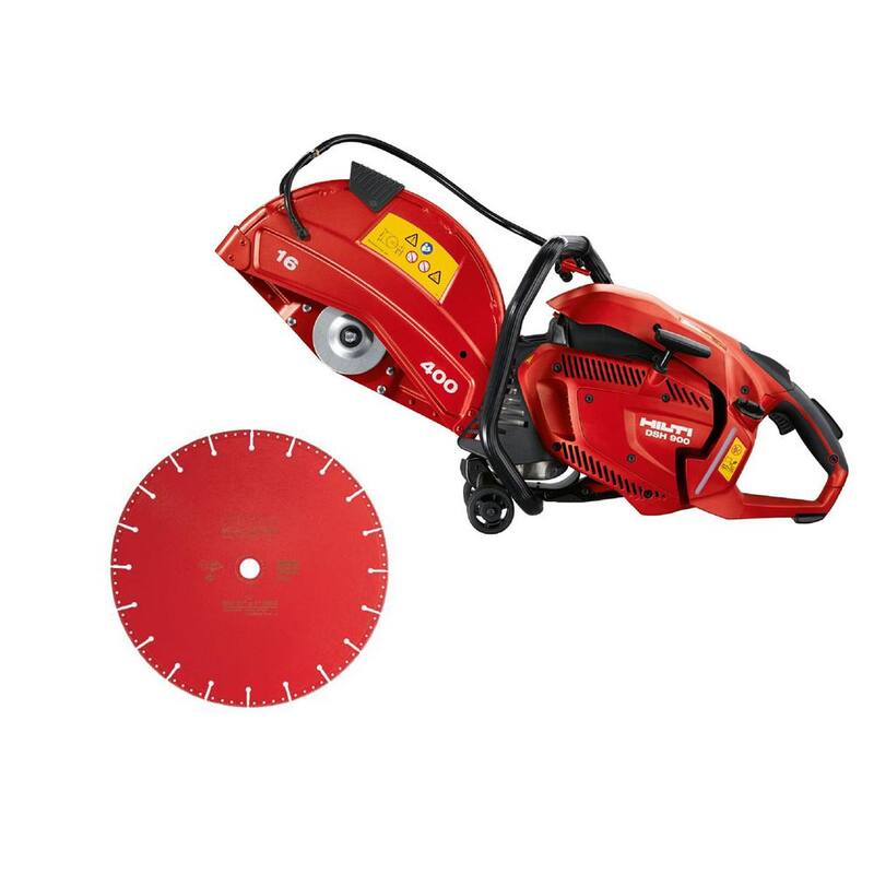 Hilti 16 pulgadas DSH 900X Sierra de gasolina portátil para concreto con disco de corte de metal SPX Diamond Blade - 3612914