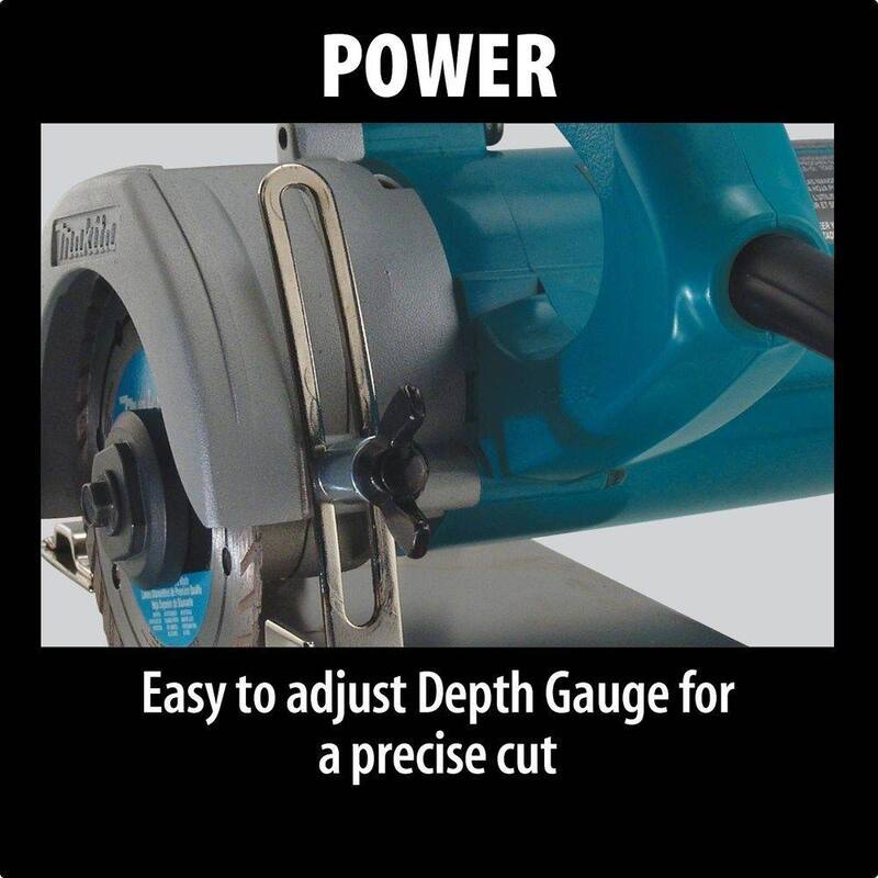Makita Sierra para albañilería de 12 amperes 4-3/8 pulgadas con hoja de diamante de 4 pulgadas - 4100NHX1