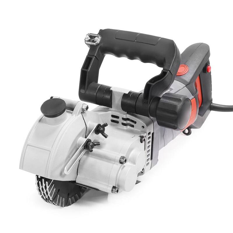 XtremepowerUS 18 in. W 110-Volt Electric Wall Groove Chaser Slotter Cutting Machine con Rayo Infrarrojo Incorporado - 61066