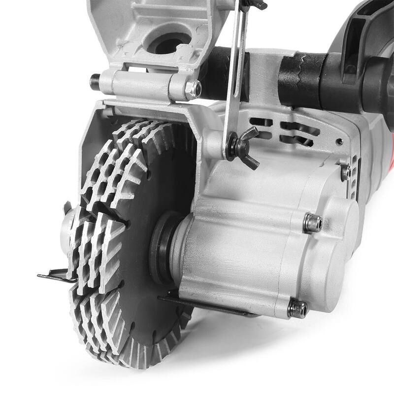 XtremepowerUS 18 in. W 110-Volt Electric Wall Groove Chaser Slotter Cutting Machine con Rayo Infrarrojo Incorporado - 61066