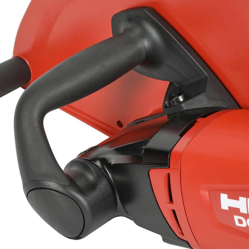 "Hilti 12 pulgadas 23 amperios sierra de corte diamantado DCH 300-X con cable y empuñadura EQD SPX, hoja para albañilería y bloqueo de giro - 3625343"