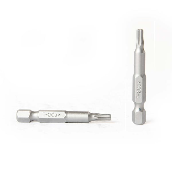 Superior Steel T20 Single End Torx Screwdriver Bits - 2 Inch Long, PK 25 - BT220-25PK