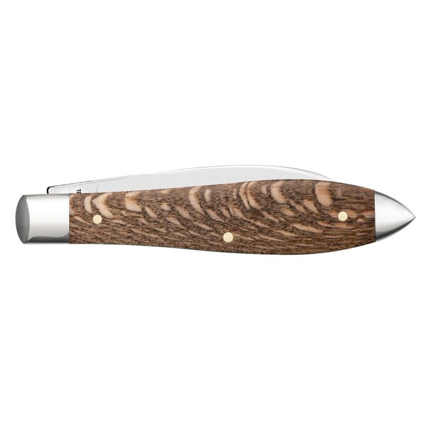 Case Cutlery 2023 Case Brown Sycamore Wood Smooth Tear Drop Tb72028 Ss - CAS-27268