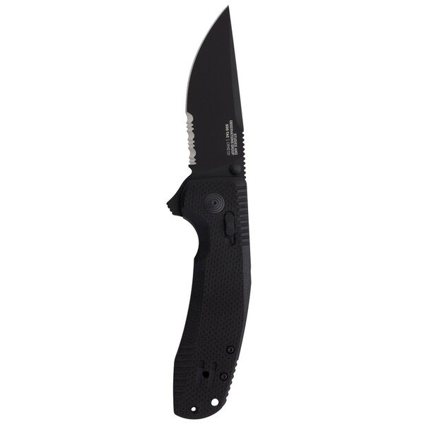 Sog TAC XR Blackout Partially Serrated - SOG-12-38-03-41