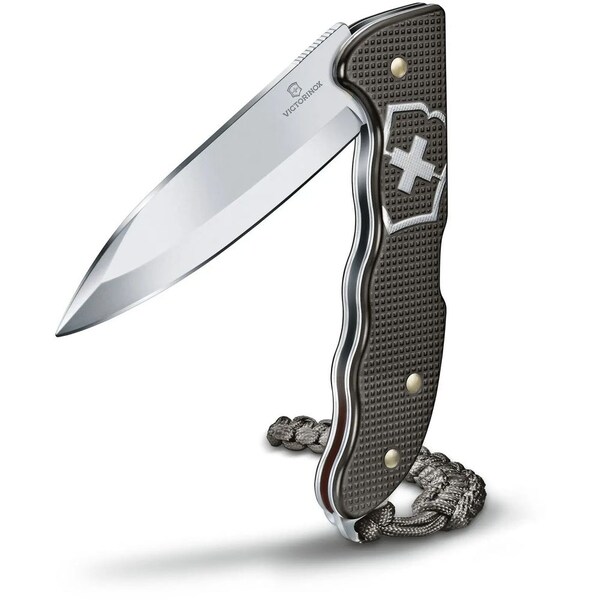 Swiss Army Brands Victorinox Hunter Pro, Thunder Gray Alox With Clip And Paracord Limited Edition **Net** - VIC-0.9415.L22