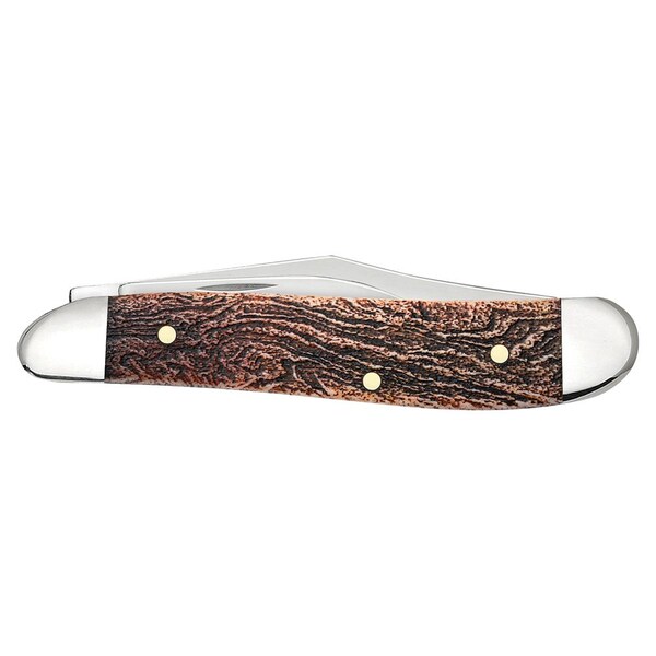 Case Cutlery 2023 Case Valley Jig - Embellished Natural Bone Peanut 6220 Ss - CAS-49955