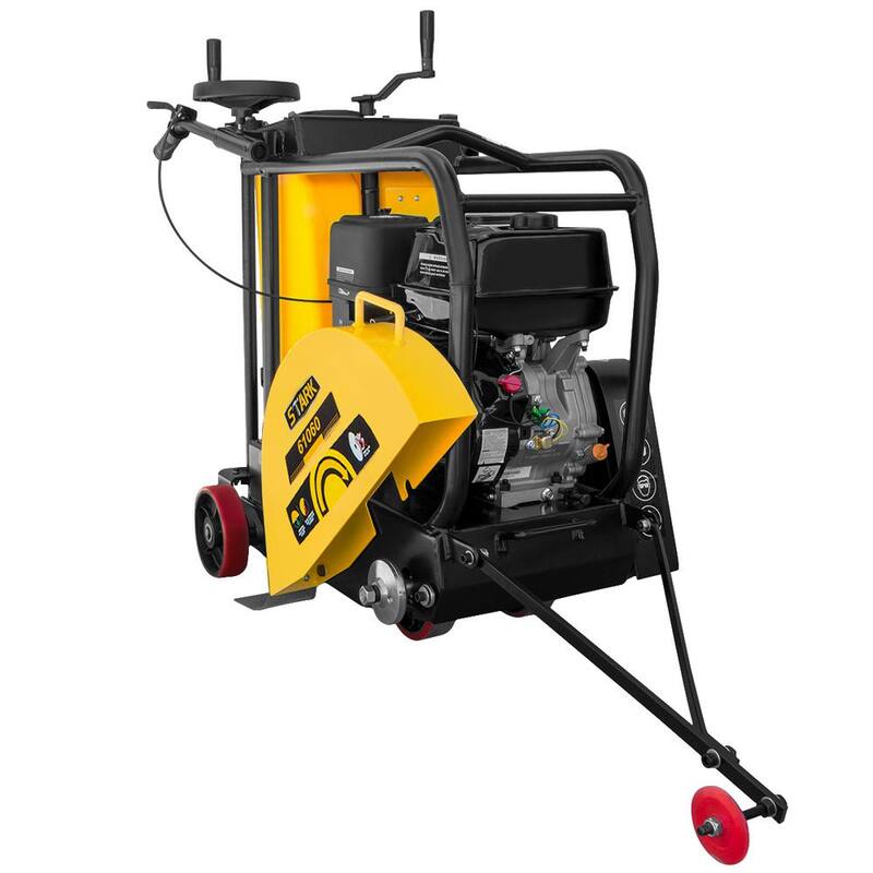 Cortadora de concreto Stark Gas 18 pulgadas de 13 HP con certificación EPA, sin hoja para caminar por el cemento - 61060-H