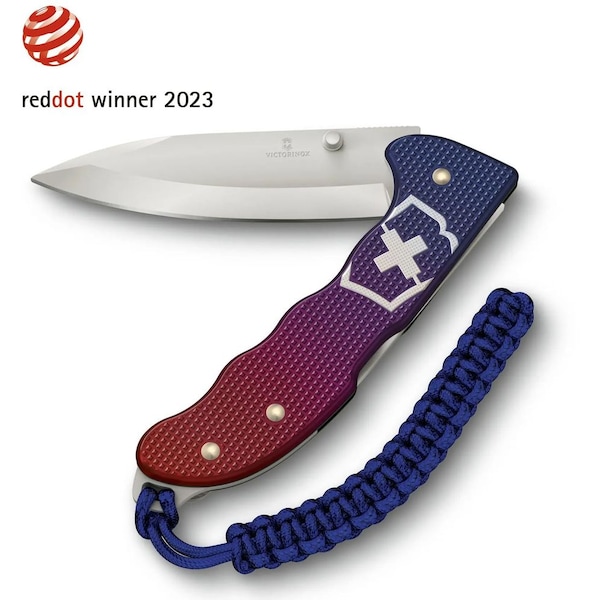 Swiss Army Brands 2024 Victorinox Evoke Alox Blue/Red - VIC-0.9415.D221