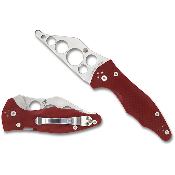 Spyderco 2024 Spyderco Yojimbo 2 G-10 Red Trainer - SPY-C85TR2