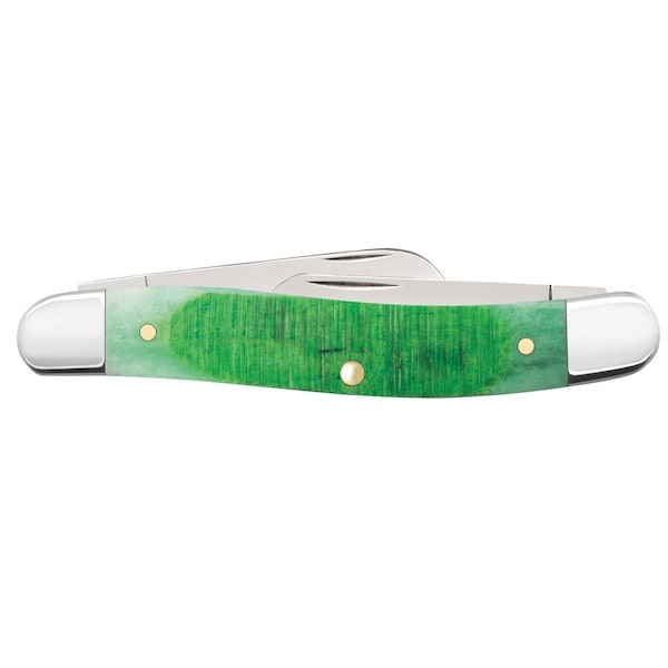 Case Cutlery 2023 Case Clover Bone Sawcut Jig Medium Stockman 6318 Ss - CAS-23214