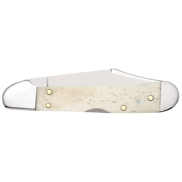 Case Cutlery 2023 Case Star Spangled Series Embellished Smooth Natural Bone Copperlock 61749L Ss - CAS-64141