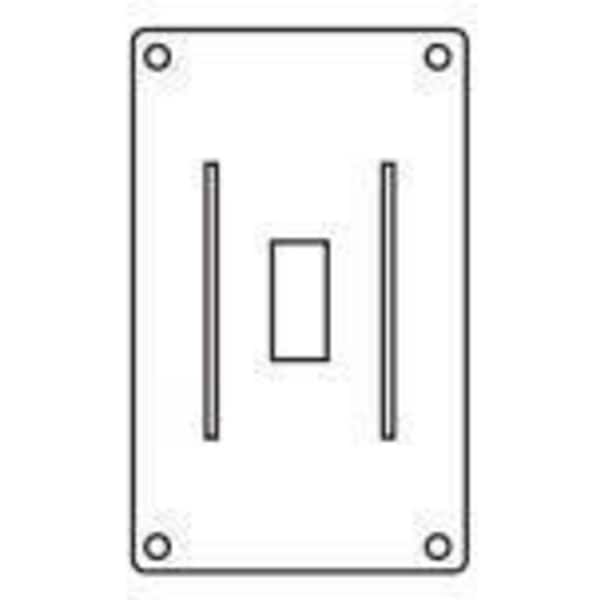 Killark Electrical Box Cover, 1 Gang, Aluminum, Toggle Switch Cover - FSTG