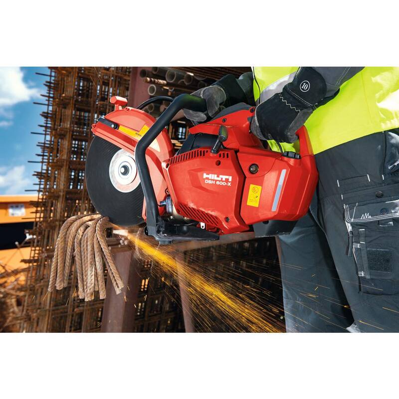 Hilti 12 pulgadas DSH 600-X Sierra de gasolina para concreto portátil con hoja de diamante Equidist SPX - 3611270