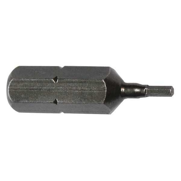 Apex Tool Group Torsion Bit, Metric, 1/4", Hex, 5mm, PK5 - 185-5MM-5PK