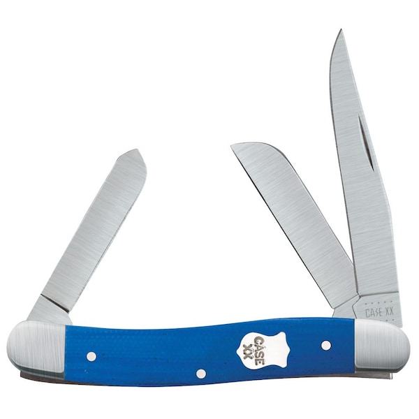 Case Cutlery 2023 Case Blue G-10 Medium Stockman 10318 Ss - CAS-16744