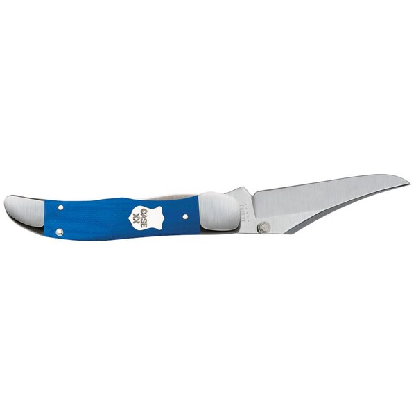 Case Cutlery 2023 Case Blue G-10 Kickstart Mid-Folding Hunter 101265Ac Ss W/Pocket Clip - CAS-16742